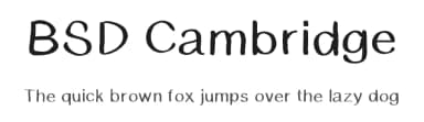 BSD Cambridge by Blue Sky — Script Handwritten Font — thumbnail 1