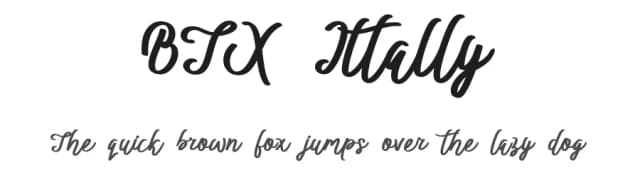 BTX Ittally by Betwixt  Designs — Script Handwritten Font