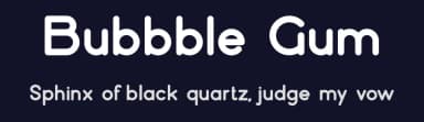 Bubbble Gum by VPcreativeshop — Sans Serif Font — thumbnail 2