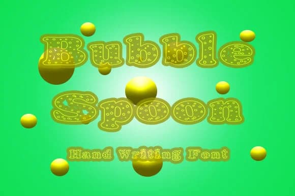 Bubble Spoon Font by F2 Gallery — Script Handwritten Font