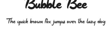 Bubble Bee by erlosDESIGN — Script Handwritten Font — thumbnail 1