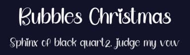 Bubbles Christmas by Inermedia Studio — Script Handwritten Font — thumbnail 2