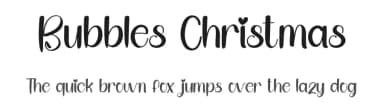 Bubbles Christmas by Inermedia Studio — Script Handwritten Font — thumbnail 1