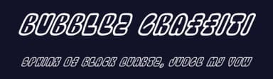 Bubblez Graffiti by GGBotNet — Script Handwritten Font — thumbnail 2
