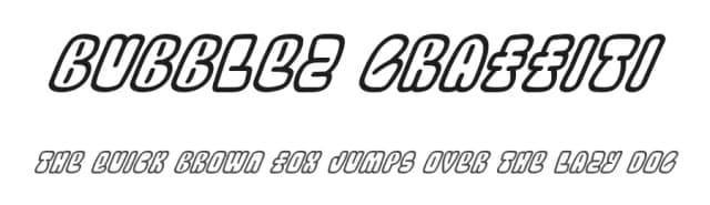 Bubblez Graffiti by GGBotNet — Script Handwritten Font
