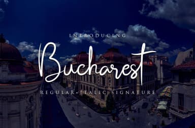 Bucharest Font by Bluestudio — Script Handwritten Font — thumbnail 1