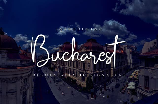 Bucharest Font by Bluestudio — Script Handwritten Font