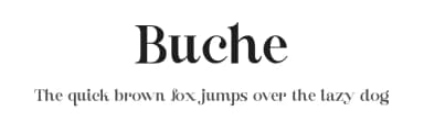 Buche by FactoryType — Serif Font — thumbnail 1