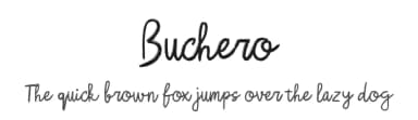 Buchero by Gus Fajar — Script Handwritten Font — thumbnail 1