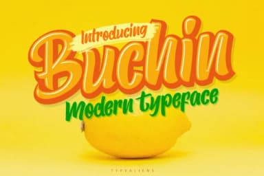 Buchin Font by typealiens — Script Handwritten Font — thumbnail 1
