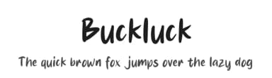 Buckluck by Origin Type — Script Handwritten Font — thumbnail 1