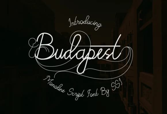 Budapest Font by Syukursetiyadi — Script Handwritten Font