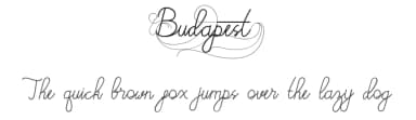 Budapest by SSI.Scraps — Script Handwritten Font — thumbnail 1