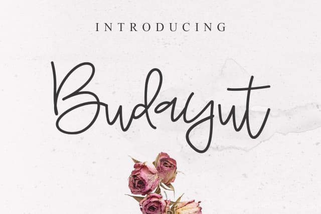 Budayut Font by Awanstudioz — Script Handwritten Font