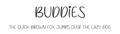 Buddies by MJType — Script Handwritten Font — thumbnail 1