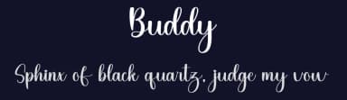 Buddy by Inermedia Studio — Script Handwritten Font — thumbnail 2