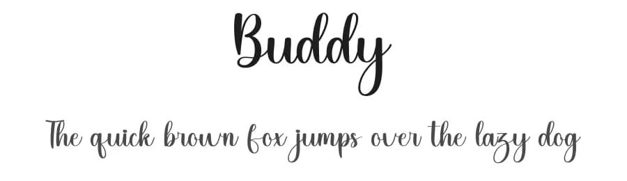 Buddy by Inermedia Studio — Script Handwritten Font