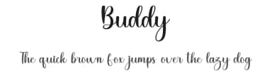 Buddy by Inermedia Studio — Script Handwritten Font — thumbnail 1