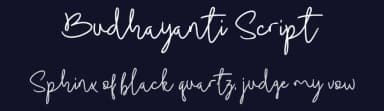 Budhayanti Script by madeDeduk — Script Handwritten Font — thumbnail 2