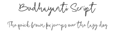 Budhayanti Script by madeDeduk — Script Handwritten Font — thumbnail 1