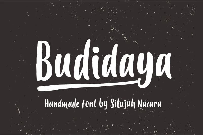 Budidaya Font by Situjuh — Script Handwritten Font