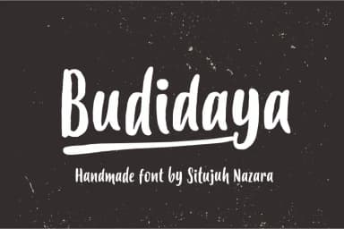 Budidaya Font by Situjuh — Script Handwritten Font — thumbnail 1