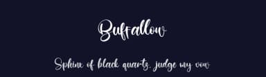 Buffallow by Kong Font — Script Handwritten Font — thumbnail 2