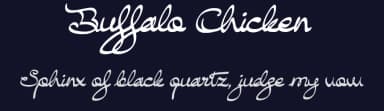 Buffalo Chicken by Roland Huse Design — Script Handwritten Font — thumbnail 2
