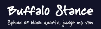 Buffalo Stance by JOEBOB graphics — Script Handwritten Font — thumbnail 2