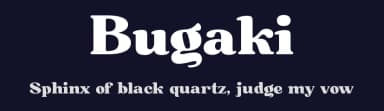 Bugaki by Kulokale Studio — Serif Font — thumbnail 2