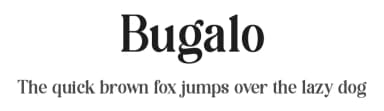 Bugalo by HansCo — Serif Font — thumbnail 1