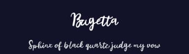Bugetta by Vultype — Script Handwritten Font — thumbnail 2