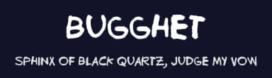 Bugghet by Juha Korhonen — Script Handwritten Font — thumbnail 2