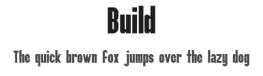 Build by Lasagner — Sans Serif Font — thumbnail 1