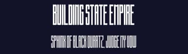 Building State Empire by imagex — Sans Serif Font — thumbnail 2