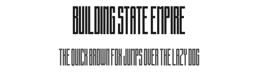 Building State Empire by imagex — Sans Serif Font