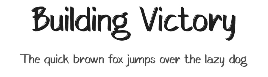 Building Victory by Studio Hello Good — Script Handwritten Font — preview 1