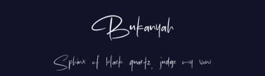 Bukanyah by MJType — Script Handwritten Font — thumbnail 2