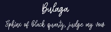 Bulaga by Ikrar Bey Khubaib — Script Handwritten Font — thumbnail 2