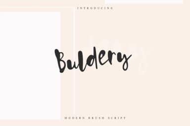Buldery Font by Pasha Larin — Script Handwritten Font — thumbnail 1