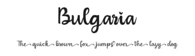 Bulgaria by StringLabs Creative Studio — Script Handwritten Font — thumbnail 1