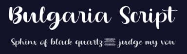 Bulgaria Script by Zeenesia Studio — Script Handwritten Font — thumbnail 2
