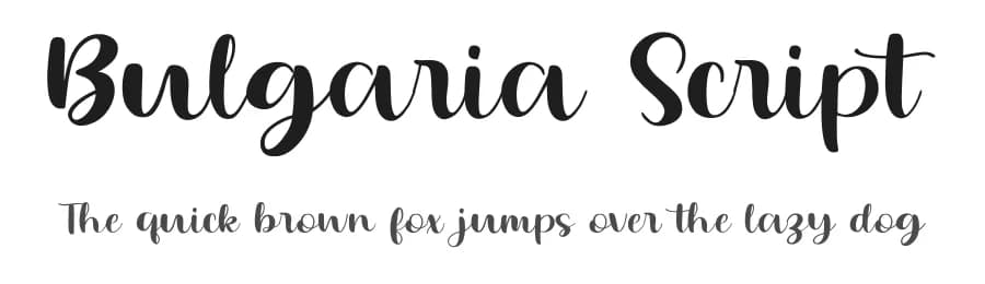 Bulgaria Script by Zeenesia Studio — Script Handwritten Font — preview 1