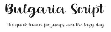 Bulgaria Script by Zeenesia Studio — Script Handwritten Font — thumbnail 1