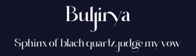 Buljirya by Hishand Studio — Serif Font — thumbnail 2
