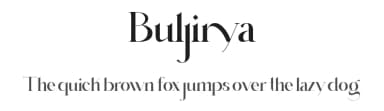 Buljirya by Hishand Studio — Serif Font — thumbnail 1