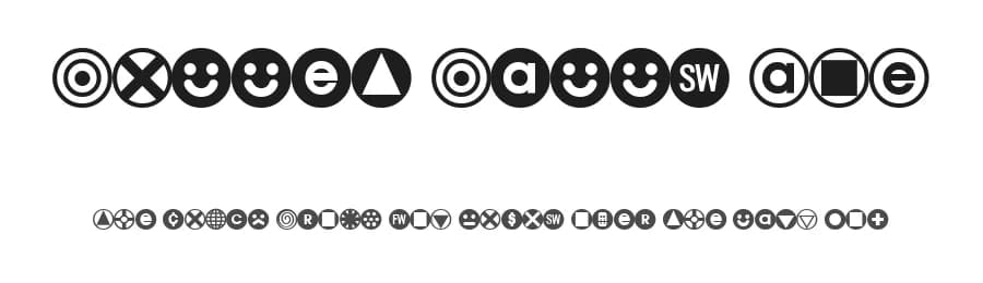 Bullet Balls AOE by Astigmatic One Eye Typographic Institute — Dingbats Font