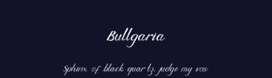 Bullgaria by Goodrichees — Script Handwritten Font — thumbnail 2
