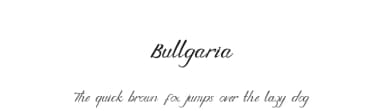 Bullgaria by Goodrichees — Script Handwritten Font — thumbnail 1