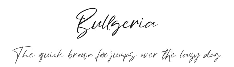 Bullgeria by Perspectype Studio - Letterena.com — Script Handwritten Font